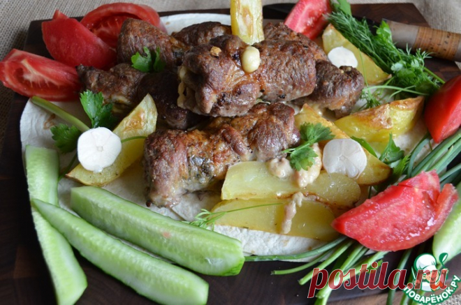 Свиные рулетики с сыром Кулинарный рецепт
