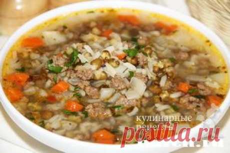Суп с фаршем, машем и рисом