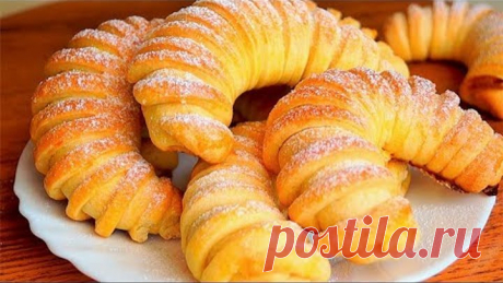 Я УСТАЛА ИХ ГОТОВИТЬ!!! Неимоверно вкусные БУЛОЧКИ-РОГАЛИКИ