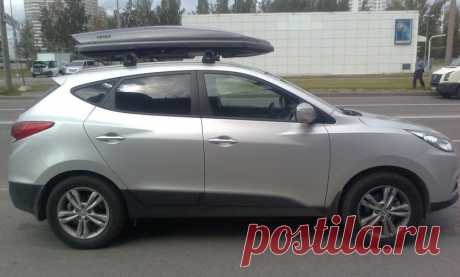 Багажник на крышу Hyundai IX35 - преимущества и недостатки