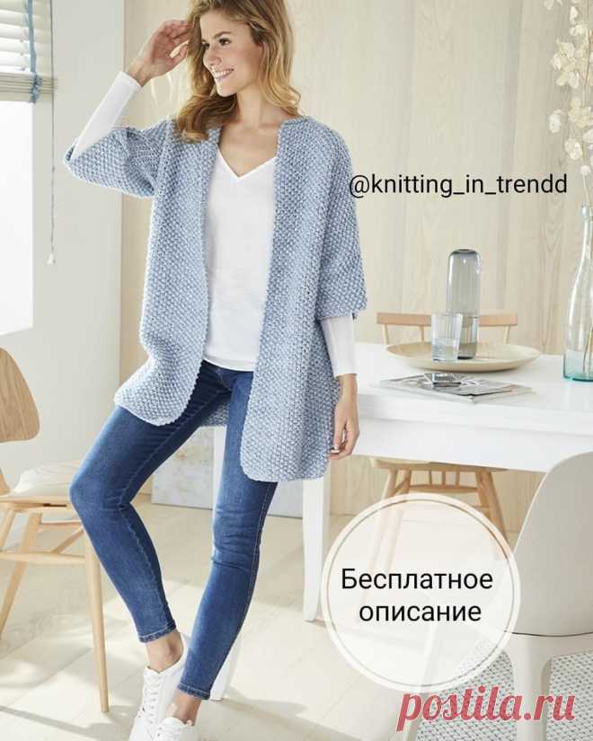 Photo by knitting_in_trendd on March 27, 2021. May be an image of 1 person, standing, indoor and text that says '@knitting_in_trendd бесплатное описание'.