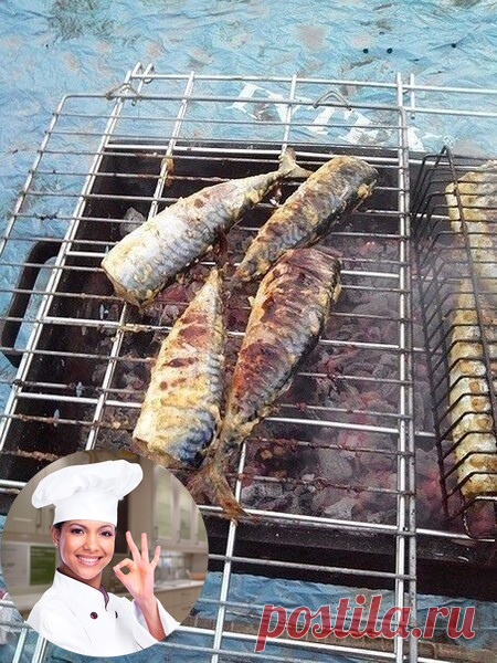 Скумбрия на мангале
Ингредиенты:
свежемороженая скумбрия,
майонез, горчица, кетчуп,
чеснок,
лук,
специи для рыбы, соль, перец,
растительное масло.

Приготовление:
1. Скумбрию разморозить.
2. Сделать соус из майонеза, горчицы, кетчупа, растительного масла, специй и соли.
3. Туда же добавить измельчённый чеснок и натертый на крупной терке лук.
4. Всё хорошо перемешать и намазать скумбрию.
5. Сложить в чашку и оставить на 3-5 часов мариноваться.
6. Готовить на мангале. Готови...