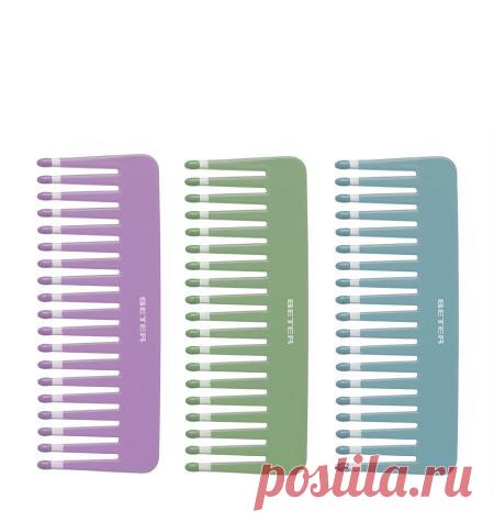 Styler comb, Fantasía collection - Beter. Rounded-tip teeth to comb the hair gently, without scratching the scalp.