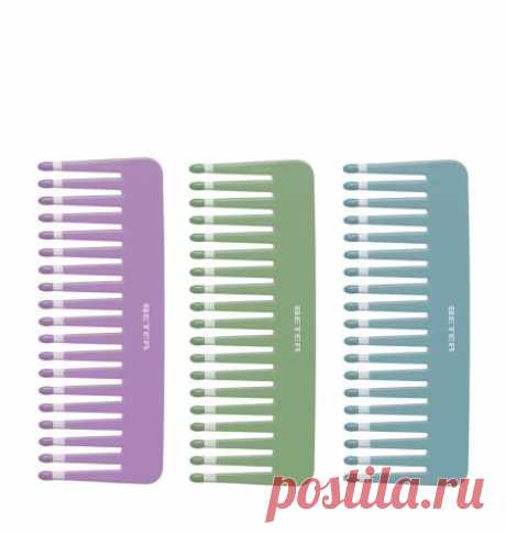 Styler comb, Fantasía collection - Beter. Rounded-tip teeth to comb the hair gently, without scratching the scalp.