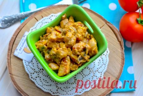 Мясо с грибами в сырном соусе - Простые рецепты Овкусе.ру