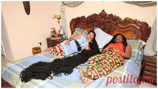 Черная Рапунцель: как выглядят дреды длиной почти 17 метров и весом 19 килограммов . Милая Я