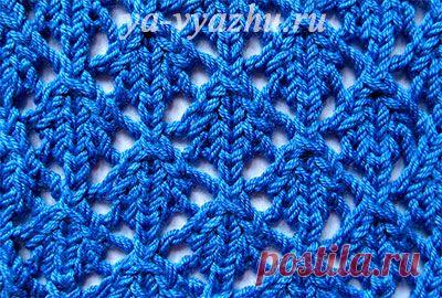 Ажур-тужур, или Снова ажурные узоры спицами... | Вязальное настроение...