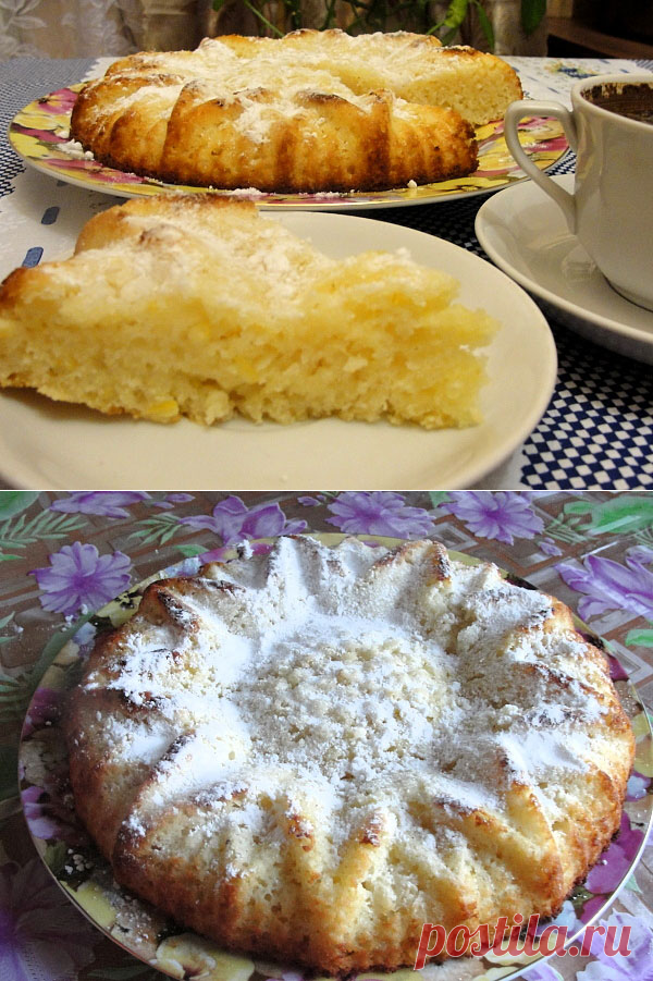 Рецепт лимонного манника