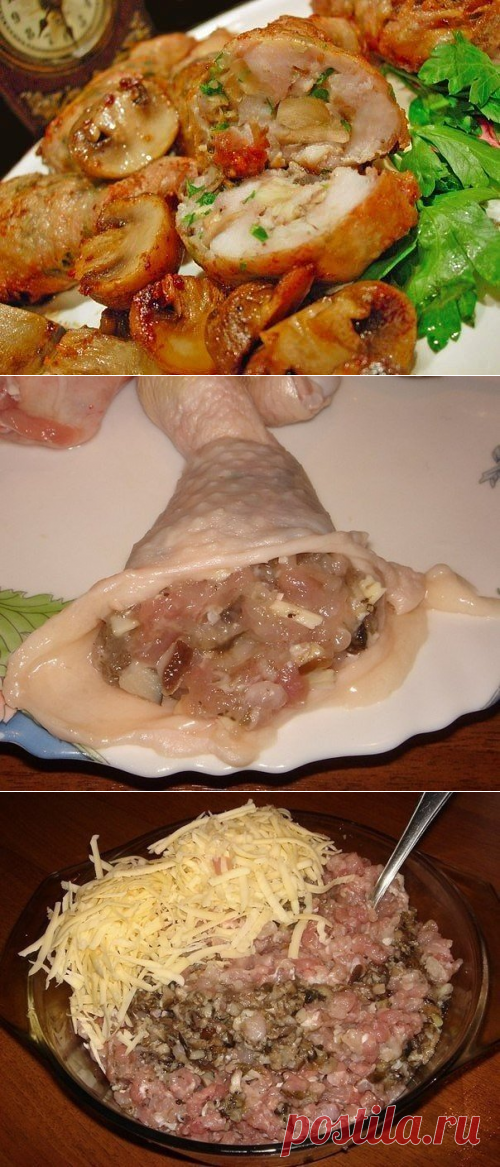Фаршированные куриные ножки | Эфария