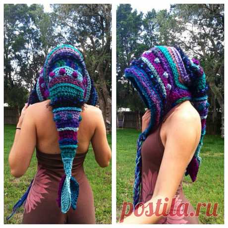 Шапка (капюшон, капор). Автор Lydia Viatoris (Флорида)