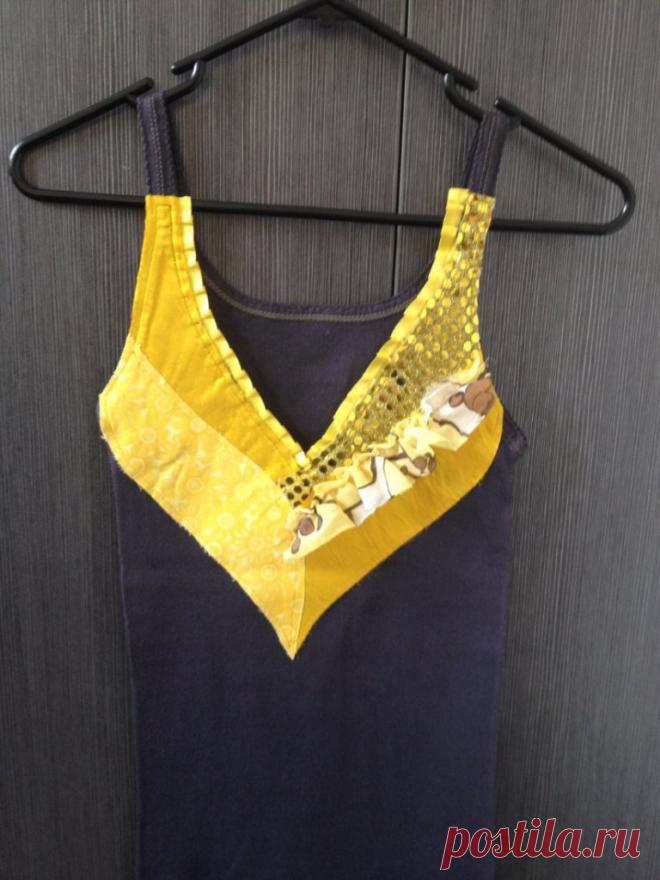 Лоскутный декор маек и футболок — Рукоделие