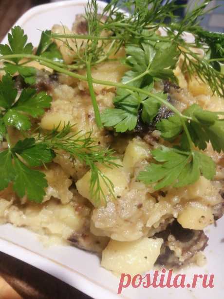 Картошка с говядиной по-гречески