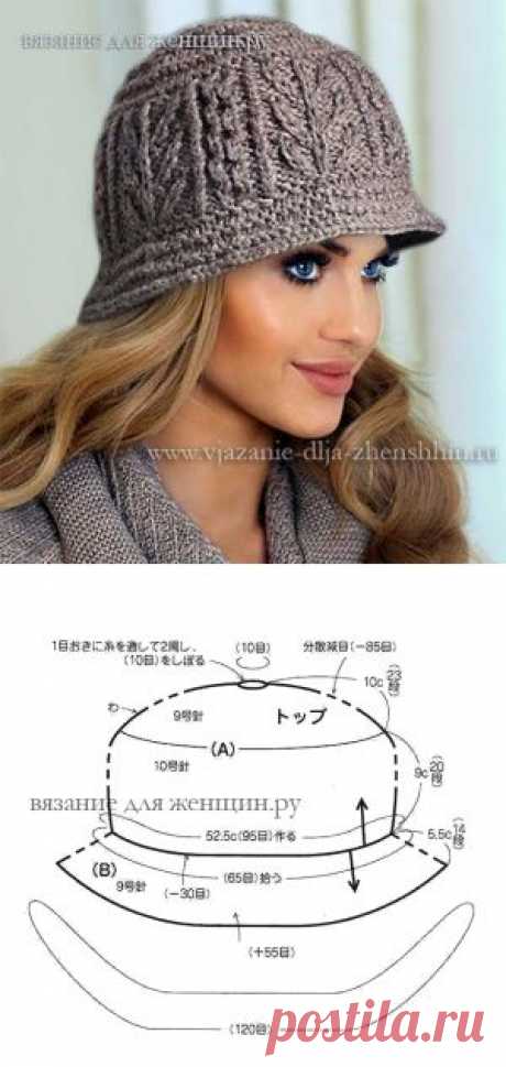 СХЕМЫ ВЯЗАНИЯ ШЛЯПКИ СПИЦАМИ