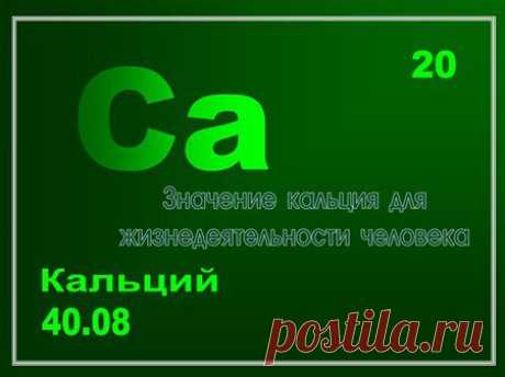 Восстановим обмен кальция
