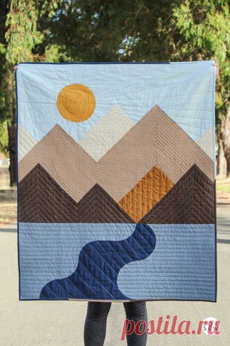 Pattern includes multiple options - Curves or no curves - Bed, Throw and Baby sizes - Fun and fast beginner friendly quilt pattern by XOXSEW.com #modernquilting #quiltpattern #HST #flyinggesse