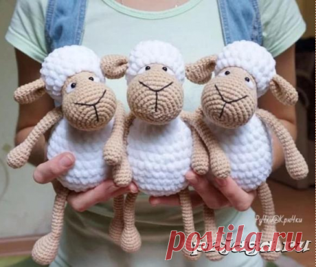 Любимые овечки крючком амигуруми
