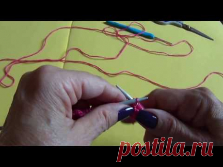 Coloque um número impar de pontos. Usei a linha Anne e agulha número 4 Visitem também o meu blog https://marizamiziara.blogspot.com e também www.wewallz.com