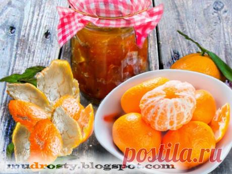вареньe из корок мандарина и апельсина "ПослеНовогоднее"