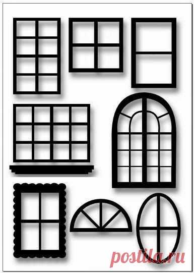 Make Window Views - for Doll House Windows