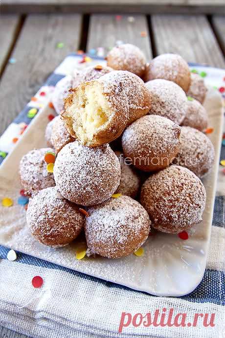 Творожные шарики (пончики) жареные в масле | FEMIANA