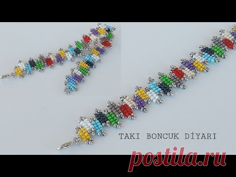 RENKLİ TREND YAZ BİLEKLİĞİ YAPIMI / COLORFUL TREND SUMMER BRACELET MAKING /diy
