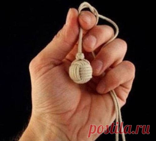 Мастер-класс по завязыванию узла «обезьяний кулак»