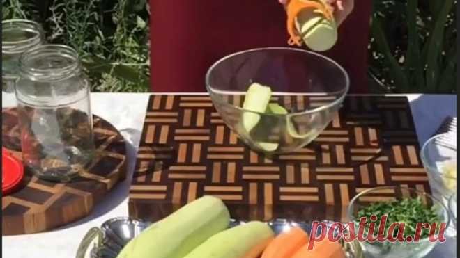 Очень вкусные Кабачки на Зиму. Обязательно попробуйте!