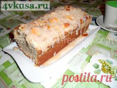 Яблочный кекс под карамельным соусом | 4vkusa.ru