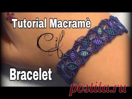 Tutorial Bracciale Macramè con foglioline colorate