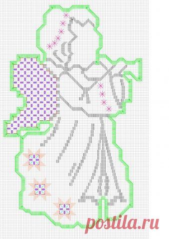 Трубач - схема / Вышивка / Вышивка. Работы пользователей