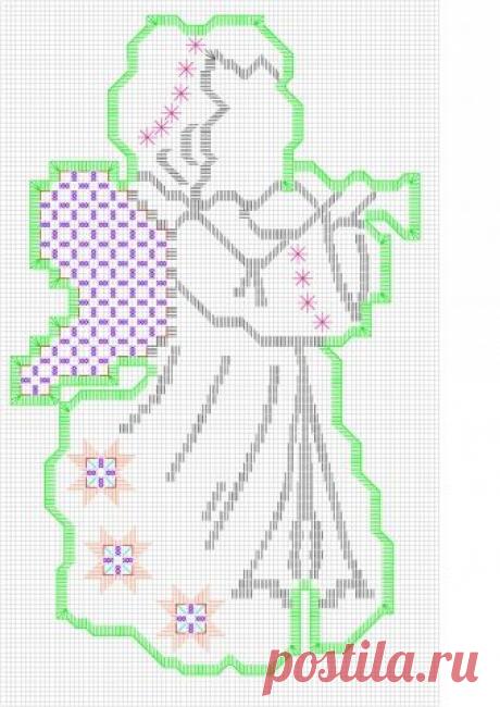 Трубач - схема / Вышивка / Вышивка. Работы пользователей