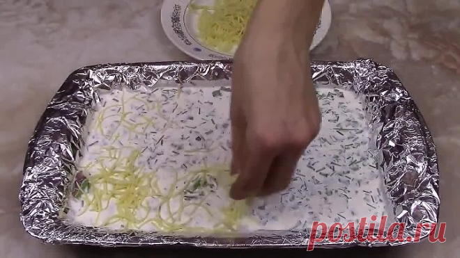 Горбуша в сливках - нежнейшая и сочная рыбка
