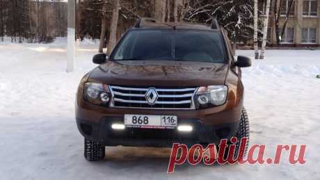 Как установить дневные ходовые огни на Renault Duster