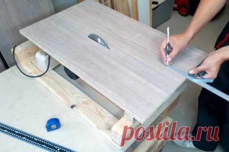 Как сделать домашнюю настольную пилу с круглой пилой