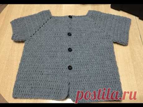 Tuto veste, gilet tous age au crochet