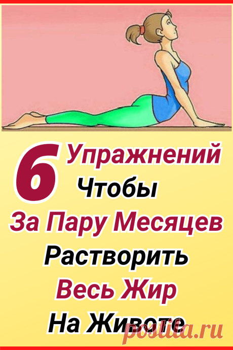 6 Упражнений, Чтобы За Пару Месяцев Растворить Весь Жир На Животе
#похудение #упражнение #HIIT #как_похудеть #похудеть #похудеть_быстро