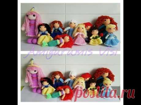 Princesas Disney a Ganchillo - YouTube