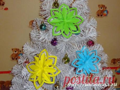 Объемные снежинки своими руками | Женский сайт &quot;Идеальная&quot;