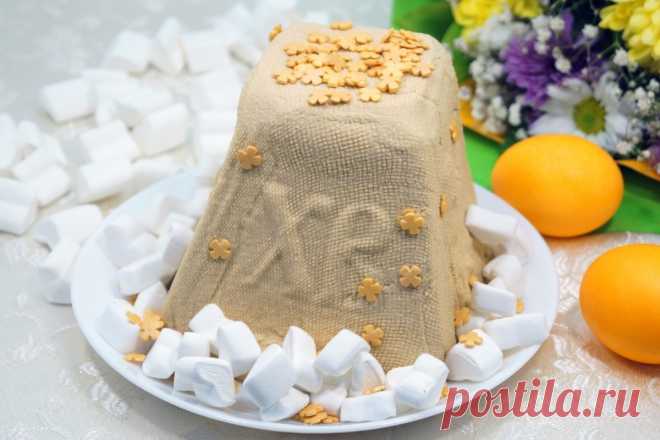 Творожная пасха с вареной сгущенкой - Пошаговый рецепт с фото. Пасхальные рецепты