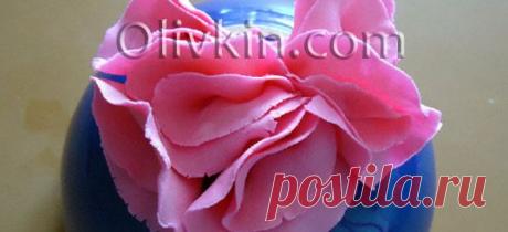 цветы из мастики