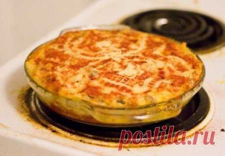 Ленивый пирог с капустой и яйцами в майонезе / Свежие рецепты