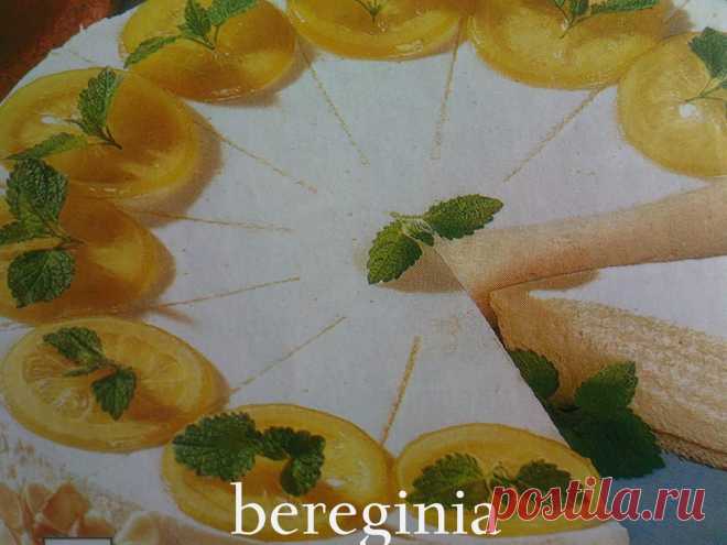 Лимонное суфле с йогуртовой начинкой