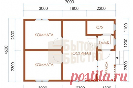 Купить летний домик 7x4,6 м в Москве и Московской области