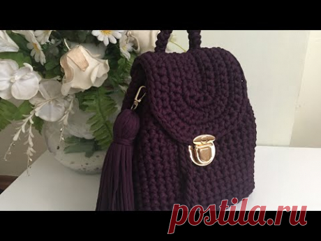 Penye İpten Sırt Çantası Yapılışı