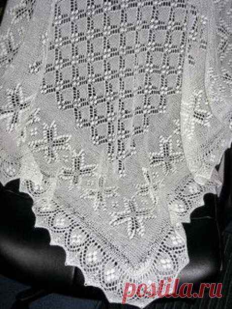 Ravelry: Crown Prince Square Shawl pattern by Nancy Bush