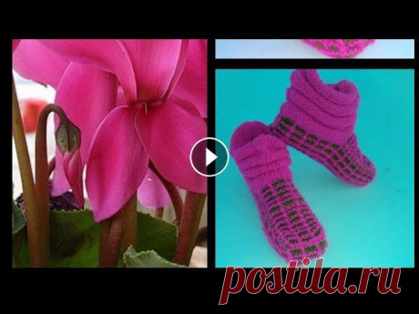 ДОМАШНИЕ САПОЖКИ &quot;ЦИКЛАМЕН&quot;/САПОЖКИ-ПИНЕТКИ ДЛЯ ВЗРОСЛЫХ НА СПИЦАХ ПРИВЕТ ВСЕМ!!!спасибо что заглянули на мой канал,сегодня я покажу как я вязала ДОМАШНИЕ САПОЖКИ-ПИНЕТКИ ДОЯ ВЗРОСЛЫХ МАСТЕР КЛАСС ,Если вас заинтересу...