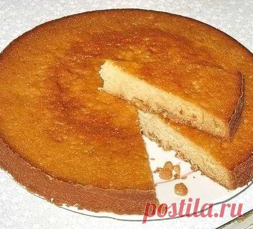 Бисквит из сгущенки