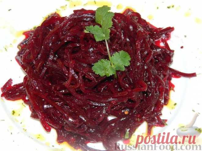 Рецепт: Свекла по-корейски на RussianFood.com