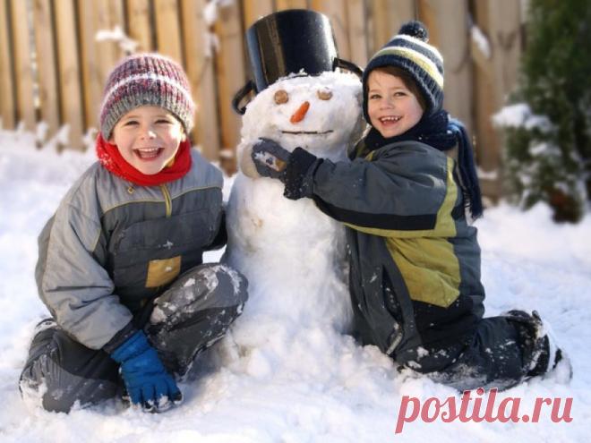 Что нужно успеть сделать зимой? (список затей для детей) » Женский Мир