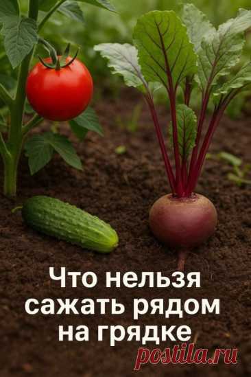 Что нельзя сажать рядом на грядке Иногда урожай подводит не... | Интересный контент в группе Дачные Идеи и Хитрости